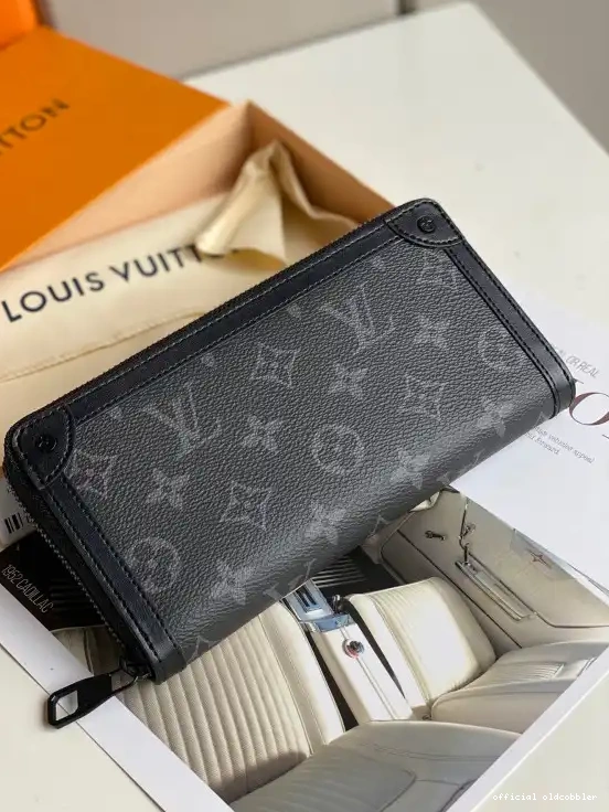 Official oldcobbler WALLET ZIPPY VUITTON TRUNK LOUIS 0526